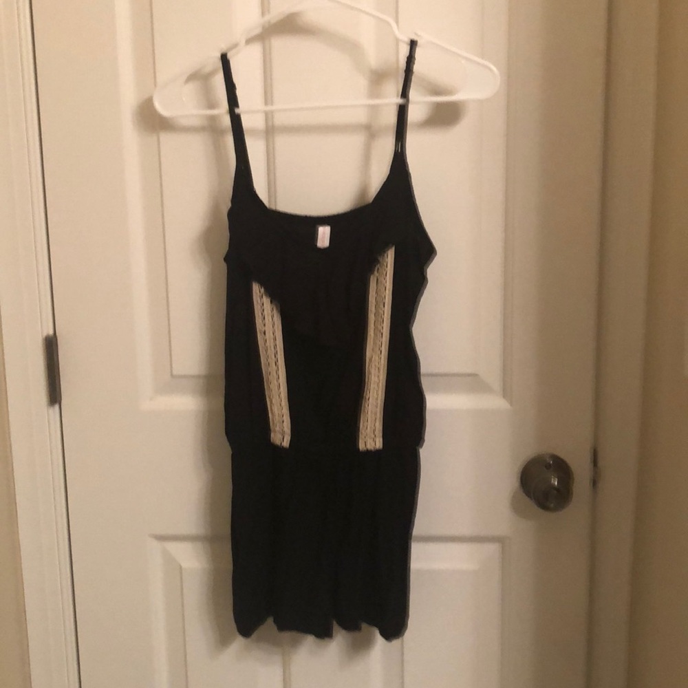 Black Target Romper